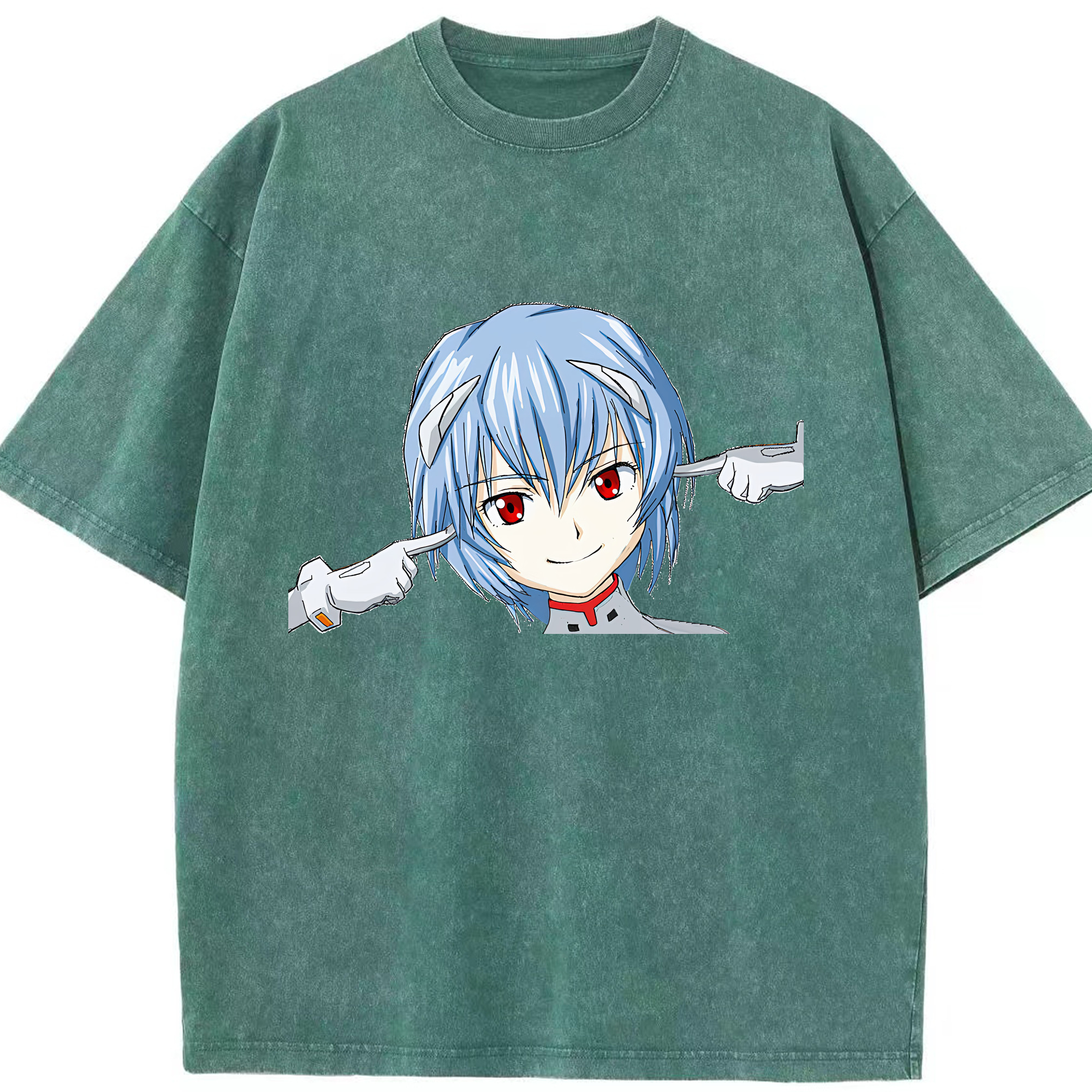 （画像用） EVA 新世紀エヴァンゲリオン 綿100% ヴィンテージ風 半袖Tシャツ（フロントプリント）
